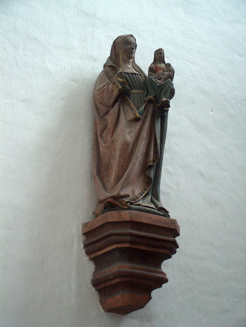 Sankta Anna portanta Tre Sanktan Marian portantan Jesuon