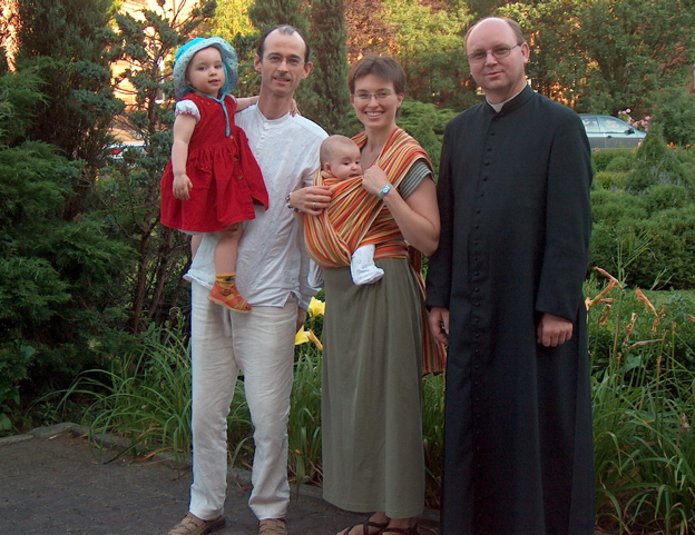 Familio Masala kun P. Dariusz Drążek, Spirita Patro de la Seminario de Pelplin