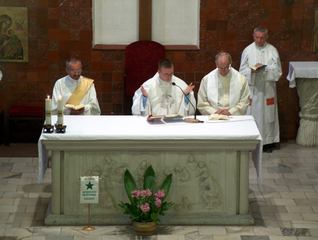 Diakono Janos Kirsch, p. Roman Gmyrek, p. Bernhard Eichkorn, p. Roman Forycki