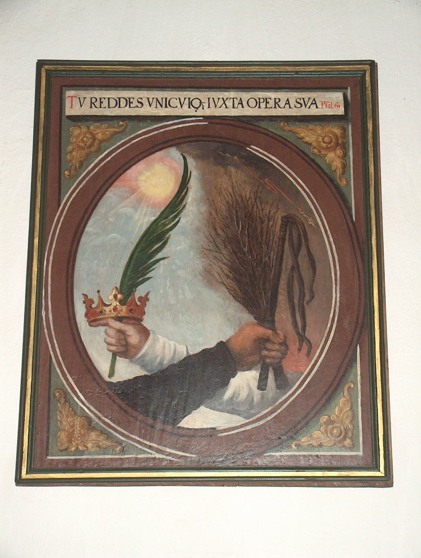 Pentraĵoj en la manĝoĉambro de la Seminario - EEK-18, Pelplin