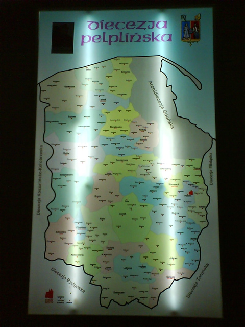 Mapo de la diocezo de Pelplin